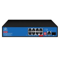 Комутатор 10 портів керований хмарно Ewind EW-ES3010CGSH-AP AI PoE