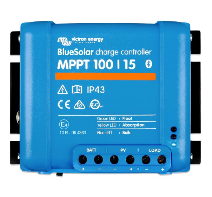 Контролер заряду Victron Energy BlueSolar MPPT 100/15 купити.