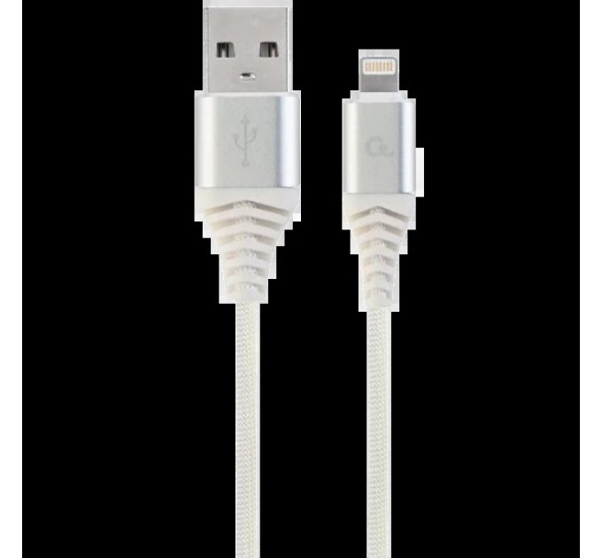 Кабель Cablexpert CC-USB2B-AMLM-1M-BW2 USB A - Lightning 1м купити.