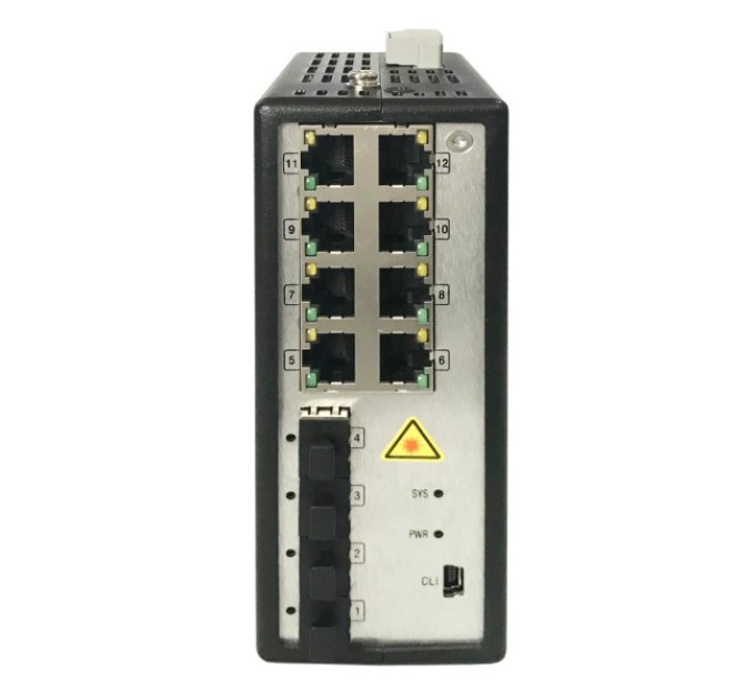 8-портовий гігабітний PoE L3 Hikvision DS-3T3512P купити.