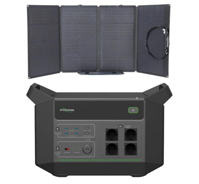 Система автономного живлення однофазна HYXiPower HYX-EA2000 + EcoFlow 160W купити.