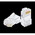 Конектор RJ45 кат.6 8P8C 50 мк упаковка 100 шт. Hypernet P88U-C6 купити.
