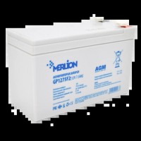 Акумуляторна батарея MERLION AGM GP1275F2 12В 7,5А•ч