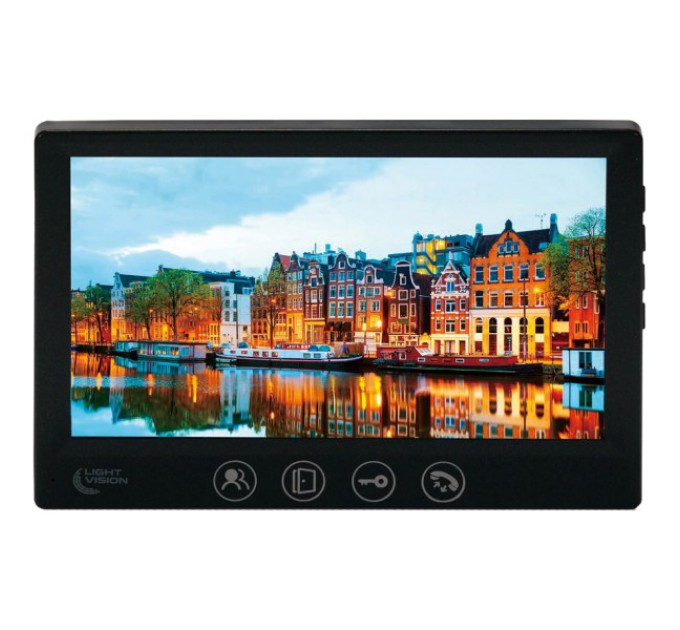 Відеодомофон Light Vision AMSTERDAM FHD BLACK купити.