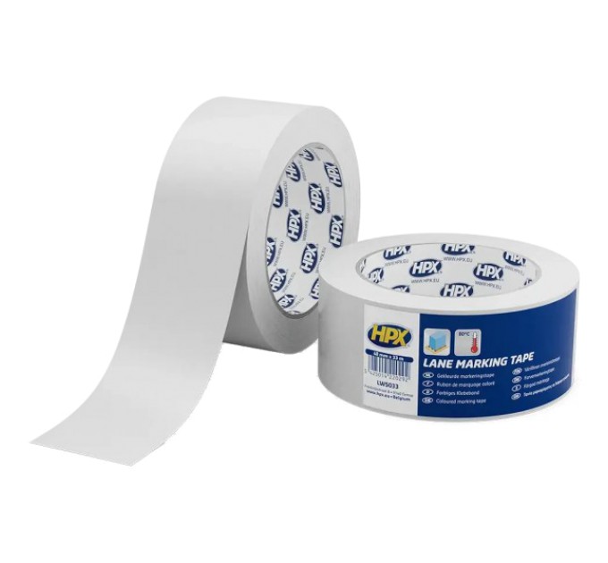 Стрічка самоклеюча для маркування підлоги HPX LW5033 Lane Marking Tape 50мм x 33м купити.