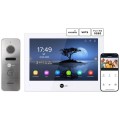 Комплект відеодомофону Neolight ALPHA Hybrid + PRIME FHD Silver с уголком купити.
