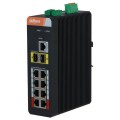 Комутатор 10 портів керований Dahua DH-IS4210-8GT-120 PoE купити.