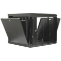 Шафа 19" 9U 600x600x507мм акриловое стекло черное купити.