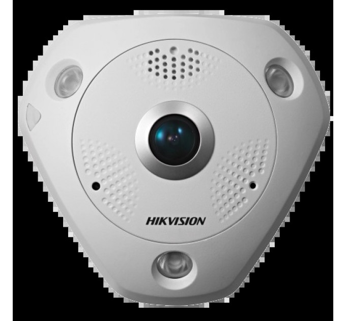 12 МП Fisheye із мікрофоном Hikvision DS-2CD63C5G0E-IVS(B) (2мм) купити.