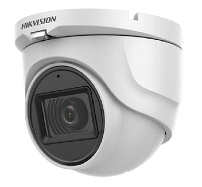 5мп Turbo HD відеокамера Hikvision з вбудованим мікрофоном DS-2CE76H0T-ITMFS купити.
