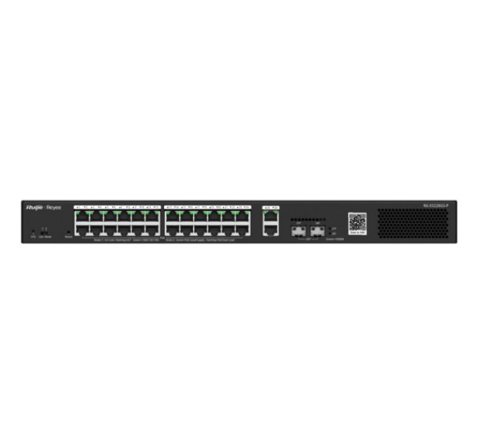 Комутатор 28 портів керований Ruijie Reyee RG-ES228GS-P POE купити.