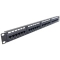 Патч-панель Hypernet NVC-PN-12/24 CAT5/CAT6 19" 1U 24 порта экранированная купити.