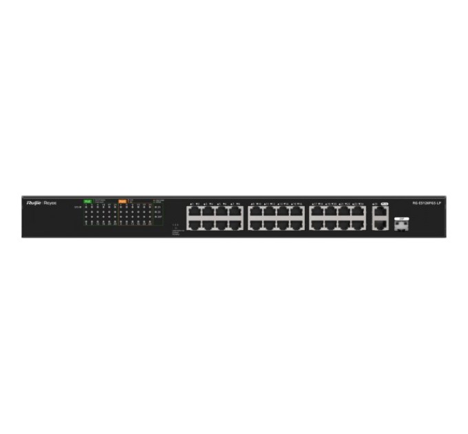 Комутатор 26 портів некерований Ruijie Reyee RG-ES126FGS-LP PoE купити.