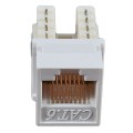 Модуль KeyStone RJ45 UTP, кат. 6, 110, Slim, W - 16.6 мм, білий EPNew EPNew 6KTVM-U0WH