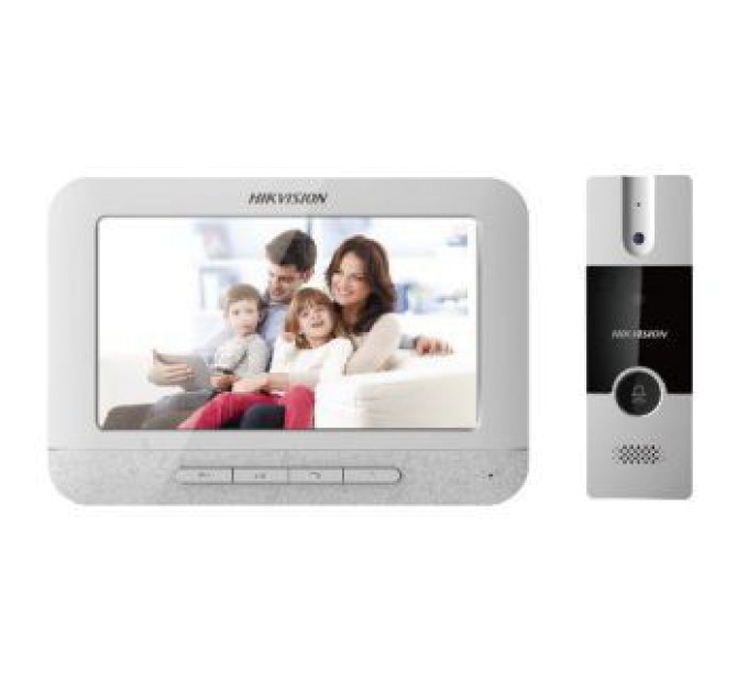 Комплект домофон + виклична панель Hikvision Hikvision DS-KIS201 купити.