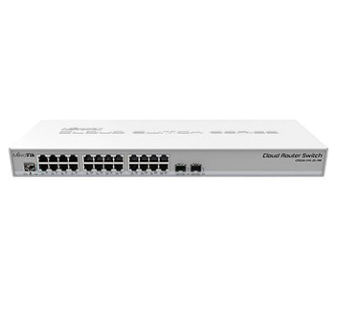 24-портовий керований L2 комутатор MikroTik MikroTik CRS326-24G-2S+RM