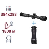 Акція тепловізор та портативний очісник води AGM Adder TS35-384 + LifeSaver Liberty Black