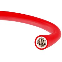 Кабель для сонячних панелей H1Z2Z2-K 1x 6 красный (NKK) бухта 100 м