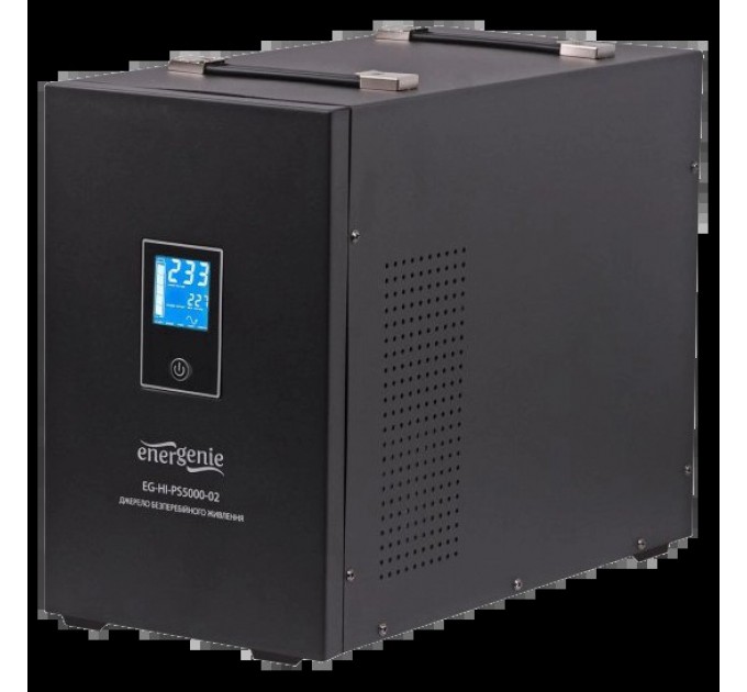 Джерело безперебійного живлення під акумулятор EnerGenie EG-HI-P5000-02 5000ВА чистая синусоида купити.