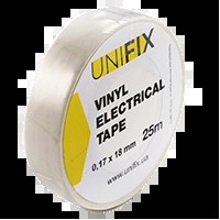Iзоляцiйна стрiчка бiла 0.17х18 мм 25 м UNIFIX ETU-25W
