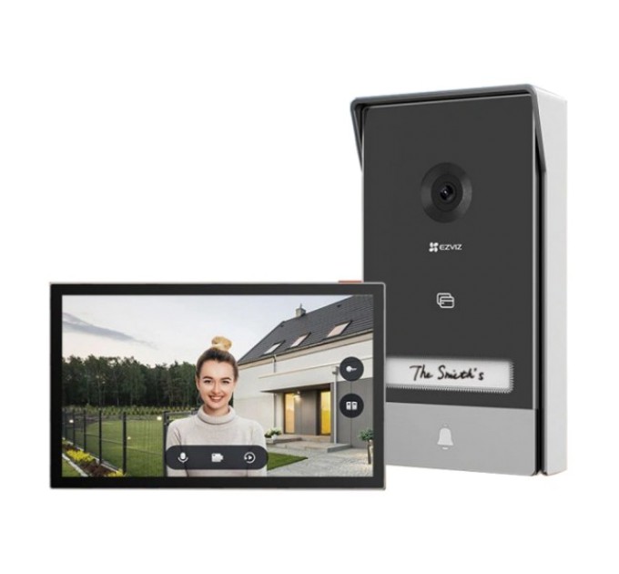 Комплект відеодомофону Ezviz CS-HP7 (3MP) 2K Wi-Fi Smart RFID купити.