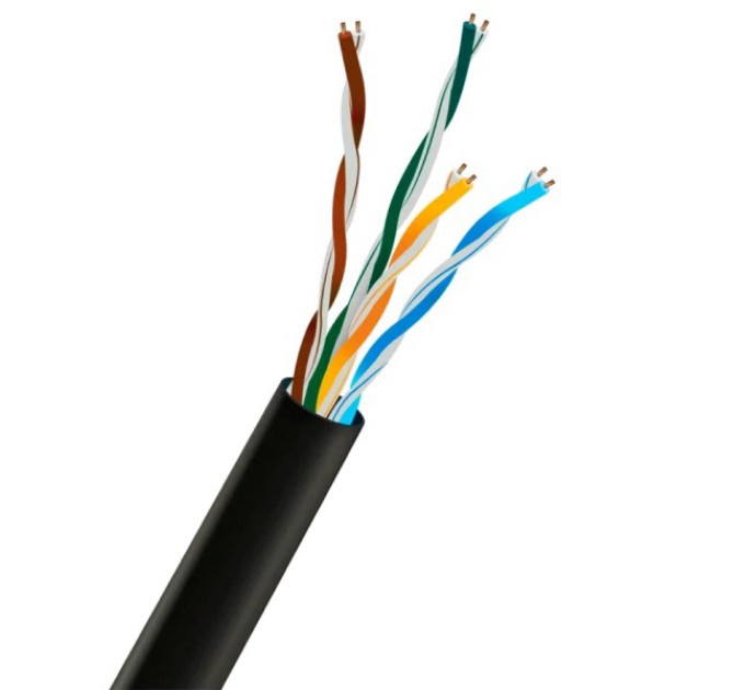 Кабель TRINIX UTP CAT5E CCA 0.51 mm LDPE Outdoor (305м) купити.