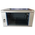 Шафа коммутаційна настінна 18U 600x450 розбірна Hypernet WMNC-18U-FLAT-AC купити.