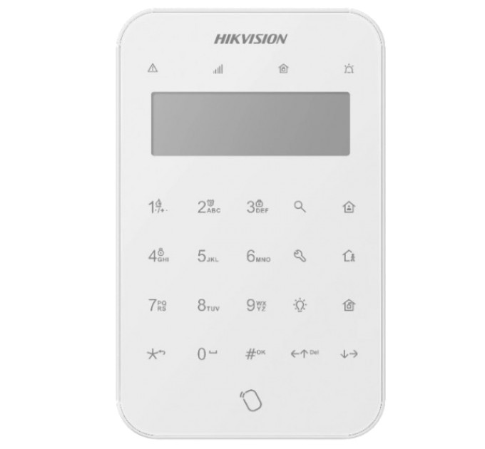 Бездротова РК-клавіатура Hikvision DS-PK1-LT-WE купити.