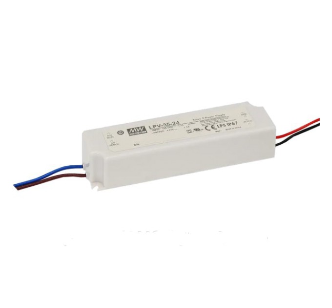 Імпульсне джерело живлення Mean Well LPV-35-24 Rohs AC/DC 24В 1.5А купити.