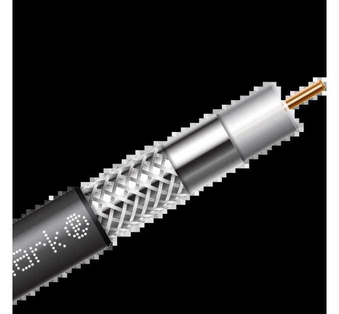 Кабель коаксіальний FinMark RG-58TC90 black 100м