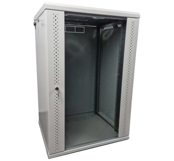 Шафа EServer 15U 600х500х773 стекло, серая купити.
