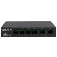 Комутатор 6 портів некерований Ruijie Reyee RG-ES106D-P V2 PoE Комутатор 6 портів некерований Ruijie Reyee RG-ES106D-P V2 PoE
