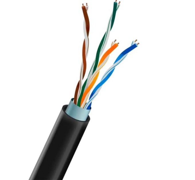 Кабель TRINIX FTP CAT5E CU 0.51 mm LDPE Outdoor (305м) купити.