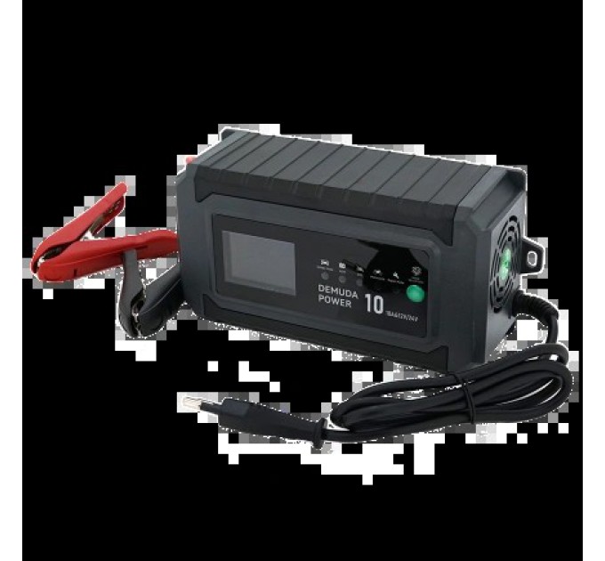 Зарядка для акумулятора DEMUDA 12V/24V(MF,WET,AGM,GEL) купити.