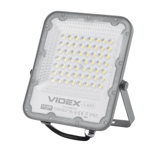 LED прожектор VIDEX PREMIUM 30W 5000K 12-48V
