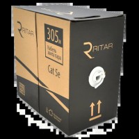 Кабель Ritar внешний КНП UTP (4*2*0.5) 4p 24 AWG ПЕ (305м) черный