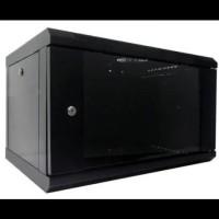 Шафа коммутаційна настінна 6U 600x450  WMNC-6U-FLAT- BLACK Hypernet 6U 600x450