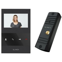 Комплект відеодомофону Slinex ML-16HD(Black)+SQ-04M(Black)