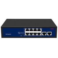 Комутатор 10 портів некерований Hedy HN8H2-96-V2 Комутатор 10 портів некерований Hedy HN8H2-96-V2