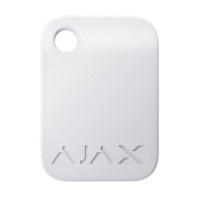 безконтактний брелок управління  Ajax Tag white (10pcs)