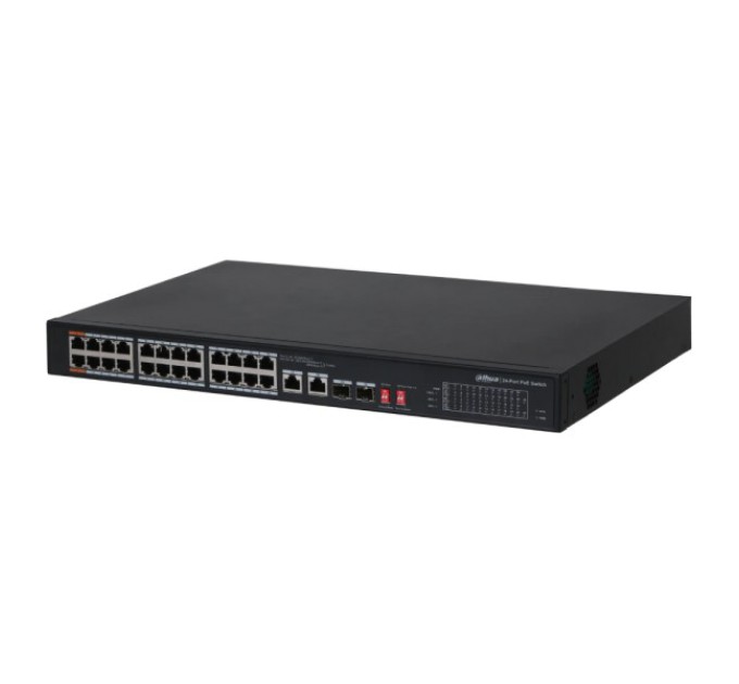 24-портовий некерований PoE DH-PFS3226-24ET-240 купити.