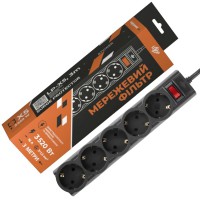 Подовжувач мережевий (фільтр) PREMIUM LP-X5-3 Black