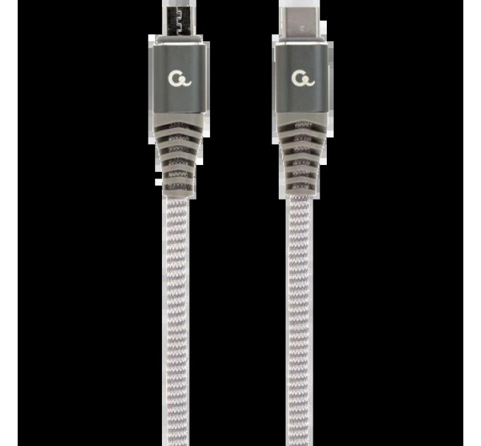 Кабель Cablexpert CC-USB2B-CMMBM-1.5M USB C - USB micro B 1.5 м купити.