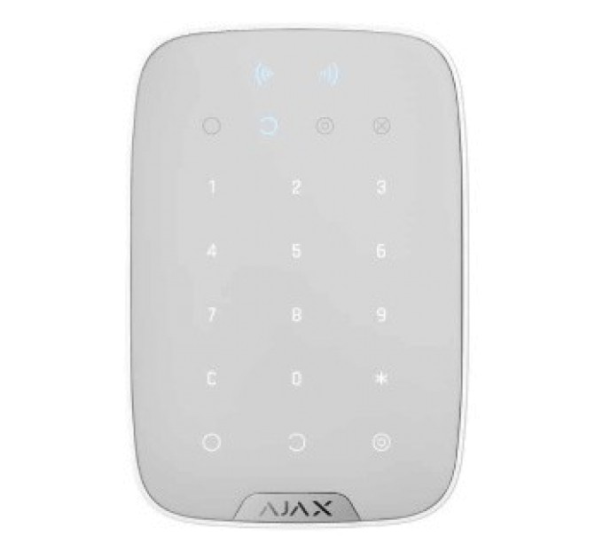 Бездротова клавіатура Ajax Ajax Keypad Plus white