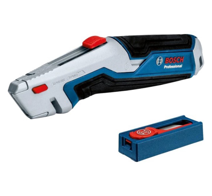 Висувний ніж та диспенсер із 10 лезами Bosch Professional (1600A027M5) 185 мм купити.