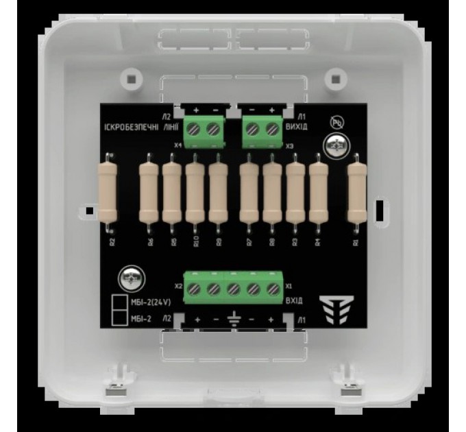 Модуль бар'єрного іскрозахисту Тірас Tiras МБІ-2 (24V)