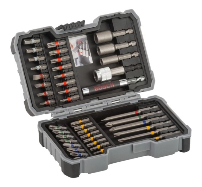 Набір насадок-біт 43 штуки Bosch X-Pro Box (2607017164) купити.