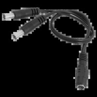 Дільник живлення DC-F => 2xDC-M (D 5,5x2,5мм) 40см
