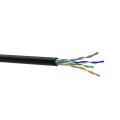 мідь зовнішній ЗЗКМ Кабель Cat. 5e U/UTP 4x2x24 AWG PE (К)(70910031) бухта 500м.