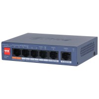 Комутатор 4 порти керований Dahua DH-CS4006-4ET2GT-60 PoE